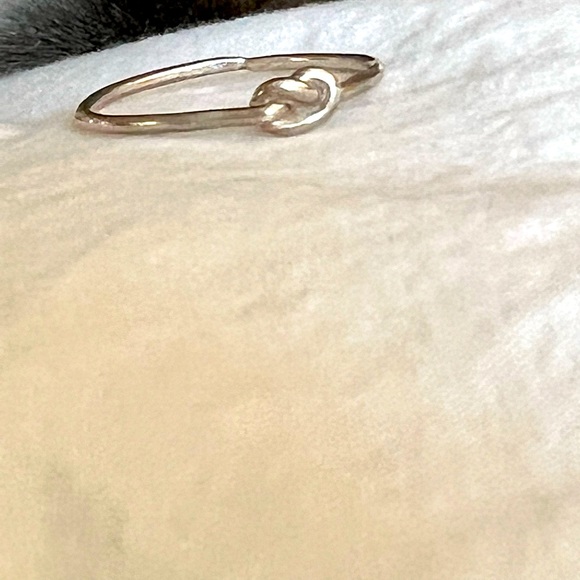 Silver Knot Stacking Ring - Picture 2 of 4